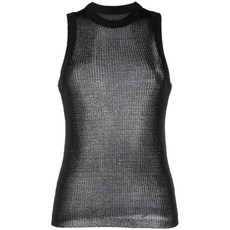 로우클래식 세미 시스루 민소매 탑