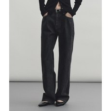 MONGDOL 스트레이트 AMC 데님진 블랙 MDPT056BLACK