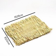 토끼집 볏짚 둥지 기니피그 하우스 지푸라기 은신처 햄스터 밀짚 애완토끼 굴, D, 1개