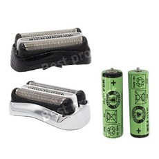 브라운 S3 320S-4 340S-3 350CC-5 5776 3050S 면도기 면도날 충전기 및 배터리., 배터리 2개와 드라이버가 포함되어 있습니다., 1, 1
