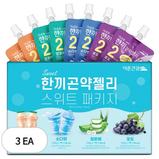 더존건강 한끼곤약젤리 스위트 패키지, 3세트, 4.2L