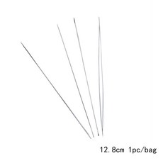 JY手作飾品屋 串珠針 穿珠神器 開口針 穿珠工具, 1個, 長度約12.8cm【精美包裝一入】