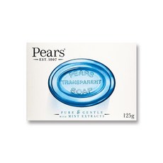 【Pears 梨牌】保濕甘油香皂-沁涼薄荷【兔雜tuzha】, 125g, 1盒