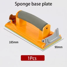 사포 지지 벽 사포 퍼티 연마 가구 목재 연마 금속 연마 녹 제거 도구 1 개, 04 Sponge style 1Pcs