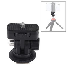 카메라 DSLR 액션캠 핫슈 마이크 조명 LED 헤드 각도 마운트 거치대 lov+2204CS