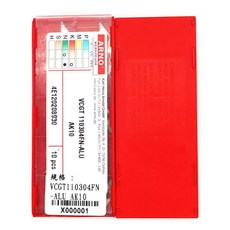 ARNO 阿諾 VCGT110304FN-ALU AK10-VCGT160404FN-ALU AK10 刀片 - 高效鋒利，輕鬆切割, 1個