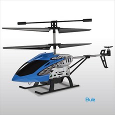 Zhijing 헬리콥터 메탈 미니 RC 드론 헬리콥터(파란색), 파란색, 1개