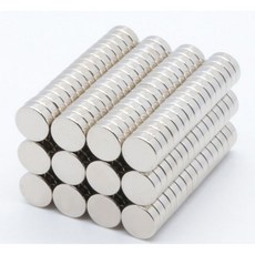 [제이스마그네트] D9x3T 네오디움 원형자석, 60p세트 9mmx3mm