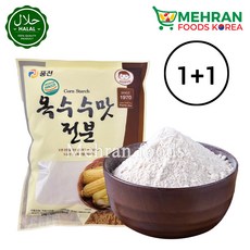 POONG JEON Corn Starch (Corn Flour) 500g / 옥수수맛 전분, 2개
