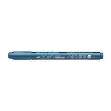 雄獅 MTN-307 雄獅水燦金屬筆(多色) 金屬色澤、快乾不暈染、環保無毒, 藍, 1個