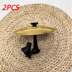 쿠쿠스토어 자동차 충돌 심벌즈 드럼 에어 벤트 음악 애호가를위한 쉬운 클립 온 미니 모든 유형의 차량에, 04 A2PCS