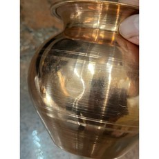 印度純銅壺 - 儲水/供奉/烹飪多用途, 1個, 500ml銅水壺（良品）