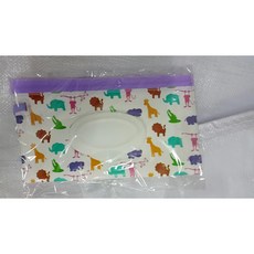 嬰兒濕巾分裝袋 - 台灣出貨，便攜式濕紙巾盒，環保可重複使用, 1個, 嬰兒濕巾包裝袋-2.小鹿
