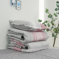 피치스킨 사계절이불세트 기숙사 간절기 병원 펜션용