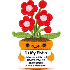 해외 Agantree Art 동료 여성 보스 레이디 선생님 친구 부활절 장식 졸업 생일 수제 감사 감정 선물 멘토 간호사 상사의 날 미국매장정품+ 1724171, 자매.