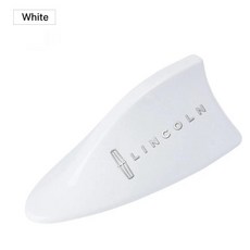 링컨 네비게이터 자동차 루프 라디오 신호 안테나 장식용 상어 지느러미, 1. 1pc-white