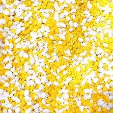 마리모 모래 자갈 꾸미기 어항 용품 구피 장식품 유리, 마리모 옐로우 모래[170g], 1개