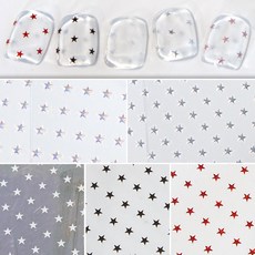 [더네일샵] 초미니 별 네일스티커 SO285, 1개, 실버