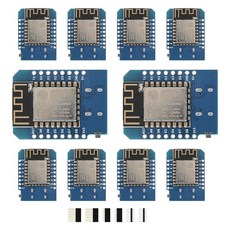YEJMKJ 10피스 D1 미니 NodeMcu ESP8266 모듈 Type-C USB ESP-12F WLAN Wi-Fi 인터넷 개발 보드 베이스 ESP8266 ESP-12F 아