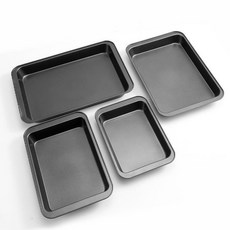 長方烤盤 烤箱用 蛋糕麵包盤 商用模具 加厚重型碳鋼烘焙用品, 1個, 31.5*22*5cm長方烤盤