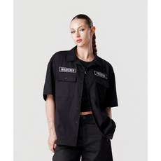 FREEDM IT 숏 슬리브 워크 셔츠 (블랙)