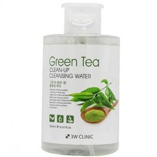 녹차 클렌징 워터 500ml 토너 화장솜 세안수 메이크업 리무버 각질 정리 수분, 1g, 1개, 1ml