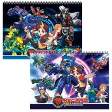 아주문구 빠샤메카드초등유아 스케치북8절 랜덤, 11매, 8절 1000원 10권입