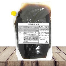 새한 불고기양념장 2kg [한국물] 숯불고기양념용 불고기전골(물과1배수시) 불고기재울때, 1개