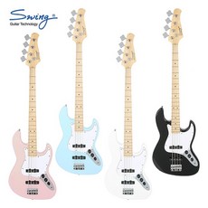 스윙 베이스기타 Jazz King 하드메이플 지판 (M) Swing, Sonic Blue, 1개