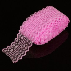 10 yard/lot 45mm 레이스 리본 레이스 트림 패브릭 소박한 웨딩 장식 손수 수 놓은 봉제 의류 드레스 diy 재료, 장미, 1개