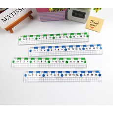 눈금 플라스틱 20cm 1P 자 1cm 학생 사무용, 상세페이지 참조, 1개