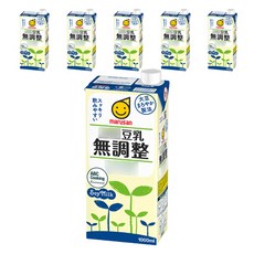 marusan 丸三 無調整豆乳飲, 6入, 1L