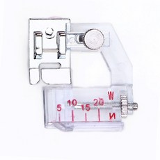 家用多功能縫紉機工具單賣卷邊壓腳鎖邊隱形拉鏈包邊塑料打褶配件, 多功能包邊（不帶腳）, 1個