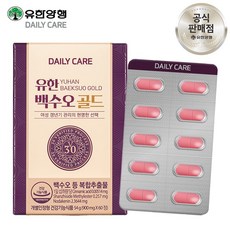 데일리케어 유한 백수오 골드, 60정, 1개
