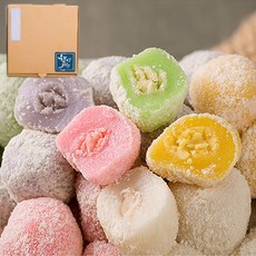 개득이푸드 소량 포장 각색경단 20g 25입 떡주문 아침대용떡, 1개, 500g