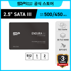 실리콘파워 Silicon Power Endura E55 SATA3 TLC SSD, 512GB