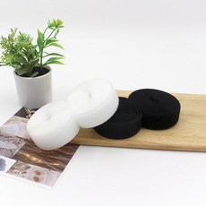 (2야드) 국산 25mm 벨크로테이프 찍찍이테이프, 화이트, 1개
