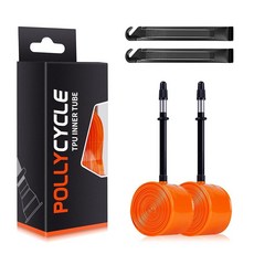 PollyCycle Ultra-라이트웨이트 TPU 바이크 Inner Tube 700x35C Fits 32-42C Tires Presta Valve 45mm/65mm/80mm, 45mm Presta Valve_170990