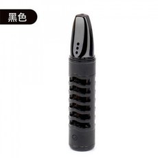 新款懶人煙嘴不掉菸灰神器升級款胡桃木車載菸灰缸帶充電打火機潮, 1個, 樹脂/可點菸【粗/細兩用】黑:如圖