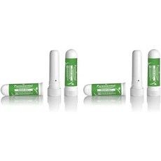 Puressentiel 퓨어에센셜 레스피 OK 인헬러 에센셜오일 19가지, 2개, 1ml