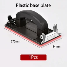 사포 지지 벽 사포 퍼티 연마 가구 목재 연마 금속 연마 녹 제거 도구 1 개, 03 Plastic style 1Pcs