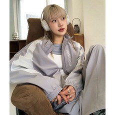 코드그라피 CGP 배색 테크 숏 자켓_그레이BES 셋업