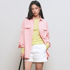 제너럴아이디어 UNISEX 워시드 더블 포켓 셔츠 4COL / GF1USH002-WOMAN