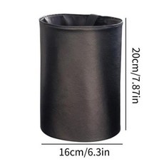 Car Trash Can | Storage Basket Interior Garbage Container | Foldable Waterproof Multifunctional Auto, 1)Black