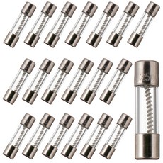 BOJACK T5AL250V 5X20MM 5A 250V 슬로우 블로우 퓨즈 5암페어 250볼트 0.2 X 0.78인치 유리관 시간 지연 퓨즈(20팩), BOJACK T3.15AL250V 5x20mm 3.15