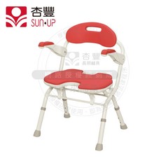 來而康 杏豐 安壽 可收摺 FU型 大洗澡椅 MAX-S0797 R463 R464 R465 洗澡椅 浴室椅 沐浴椅, R463 紅色, 1個