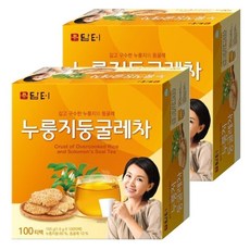 담터 누룽지 둥굴레차 100T 2개, 100개입, 1.5g