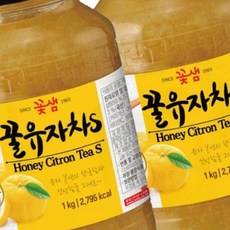유자차 상큼 달콤 홈카페 티타임 따뜻한 과일 음용차 2병, 1g, 1ml