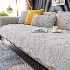 KOKHUB 순면 소프트 편안한 쇼파패드/쇼파커버 사계절 공용 (2-4인용)