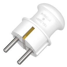 현대일렉트릭 접지 플러그 일자형 220V 콘센트, 2개